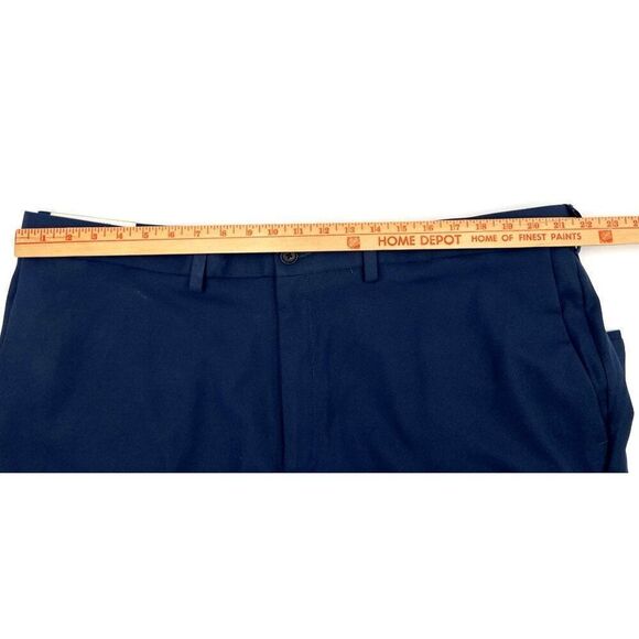 Haggar Cool 18 Pro Navy Gabardine Pants 44W x 26L Classic Fit - Picture 11 of 11